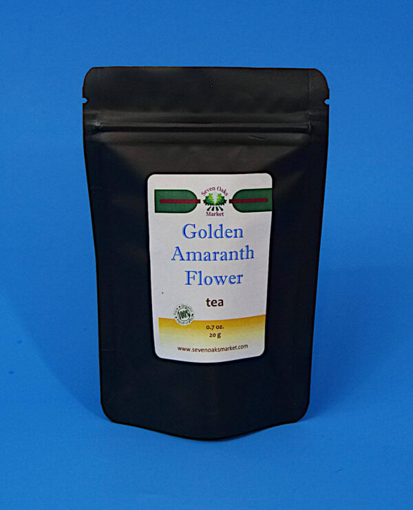 Golden Amaranth flower tea packaged