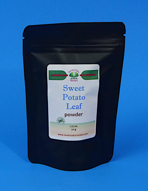 Sweet Potato leaf powder packaged