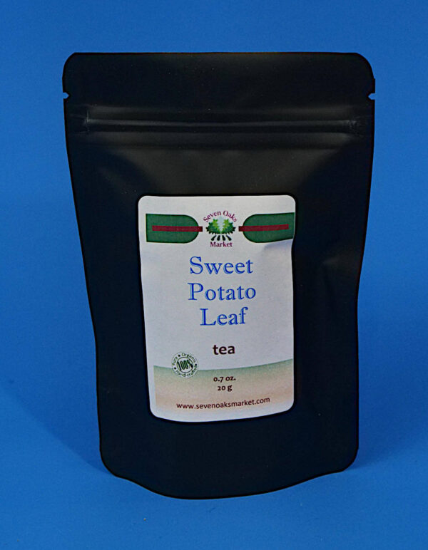 Sweet Potato leaf tea packaged