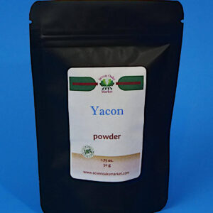 Yacon powder packaged