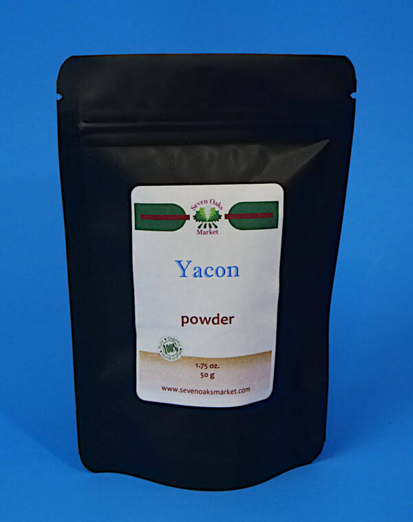 Yacon powder packaged