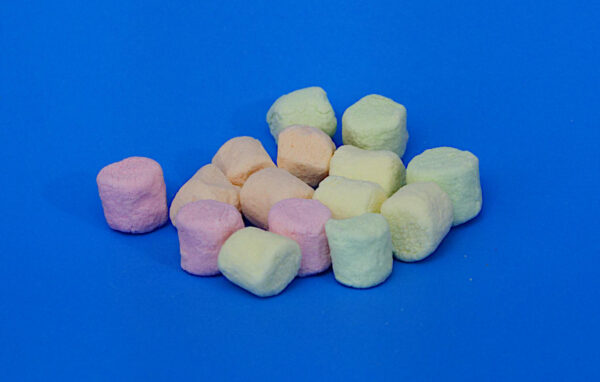 mini marshmallows that have been freeze dried