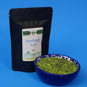 Sunflower leaf tea