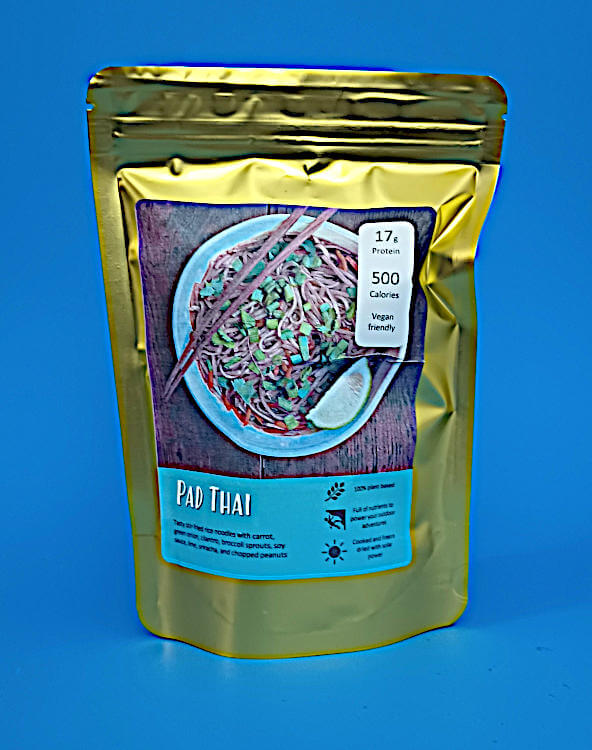 Freeze Dried Vegan Pad Thai Camping Meal