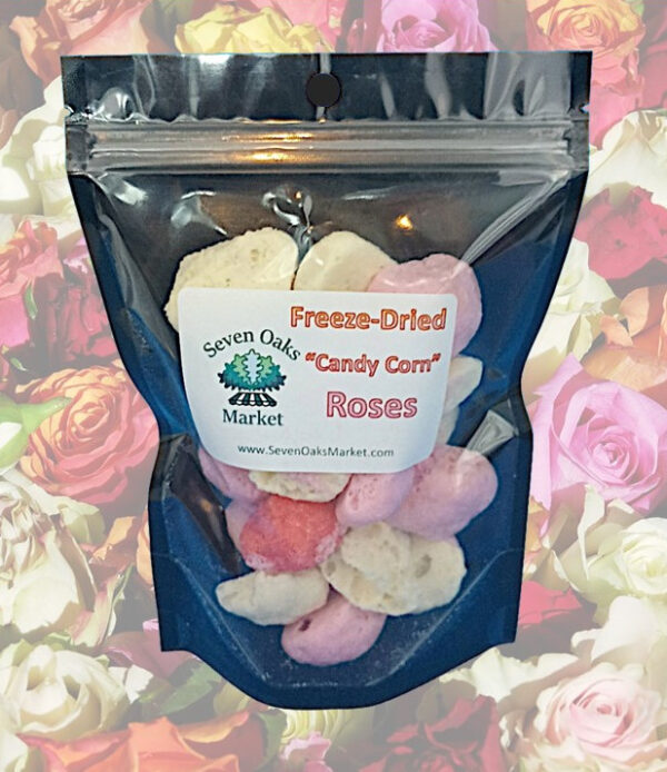 freeze dried candy corn roses - large
