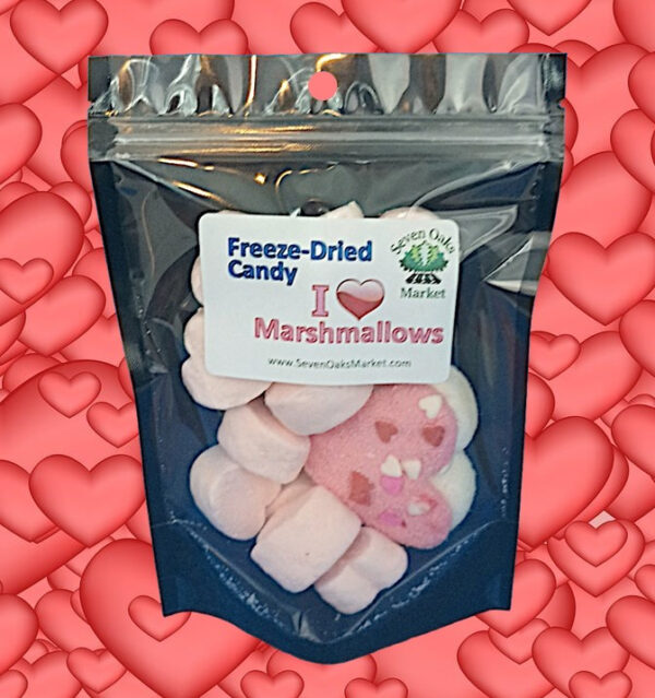 freeze dried heart marshmallows large