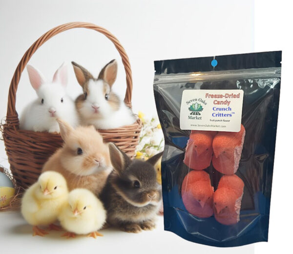 freeze dried bunnies and chicks