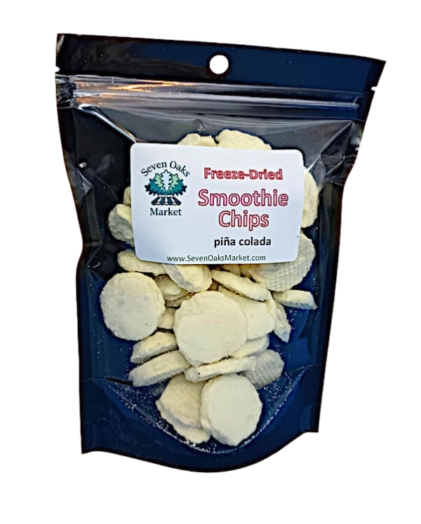 freeze dried smoothie chips pina colada