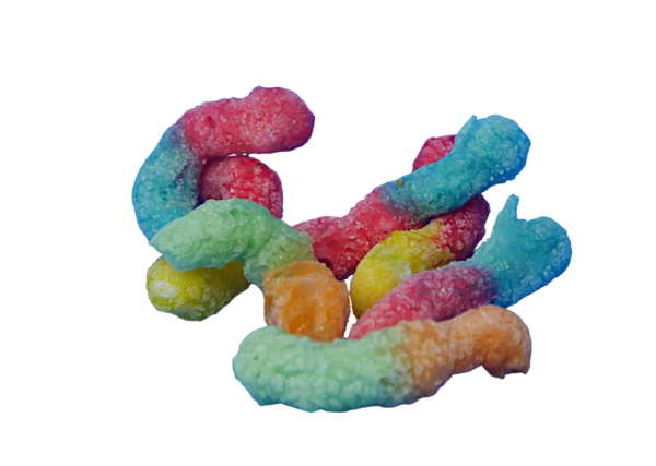 freeze dried gummy worms