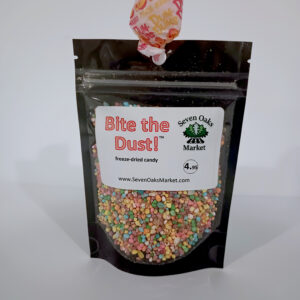 Bite the Dust freeze dried candy
