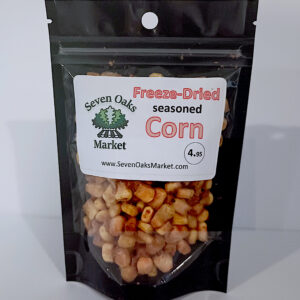 freeze drired corn with chili-lime seasoning