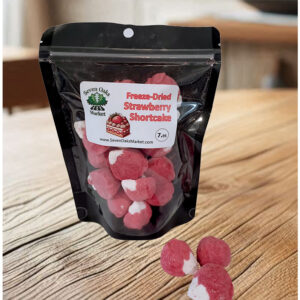 freeze dried strawberry shortcake